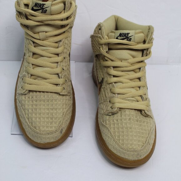 Nike SB Dunk High Premium Hemp Chicken and Waffle Size 9 - Used without box - Picture 4 of 14